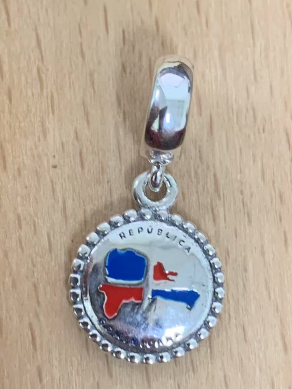 Pandora Dominican Republic Exclusive Charm, S925 Silver Jewelry Bracelets
